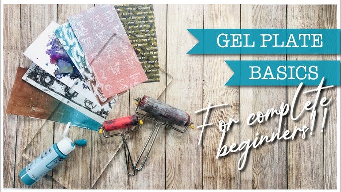 Gelli Printing Session & Book Reveal! Let's Flip Through My New Gel Plate  Tutorial Book Together 😍 