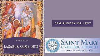 5ᵗʰ Sunday of Lent