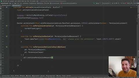 Flash light application in Android studio | Kotlin