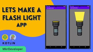 Flash light application in Android studio | Kotlin screenshot 5