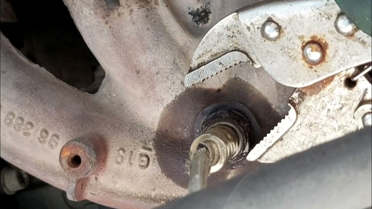 COMO quitar sensor de oxigeno con tuerca muy apretada y oxidada. - YouTube