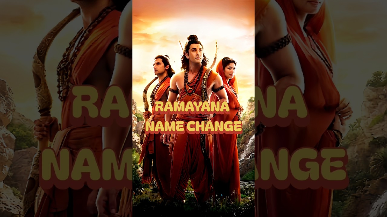 Ramayana movie Name Change 🤯🧐 #ramayana #ranbirkapoor #shortsfeed #shorts #Taishri7