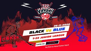การแข่งขันฮอกกี้น้ำแข็ง BLACK VS​ BLUE : Game 7 | T-22 Junior League screenshot 2