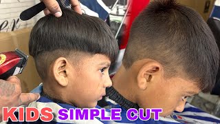 Kids - Simple Haircut Asaan Tarike Se Kare Simple Hair Cutting At Salon Sahil Barber