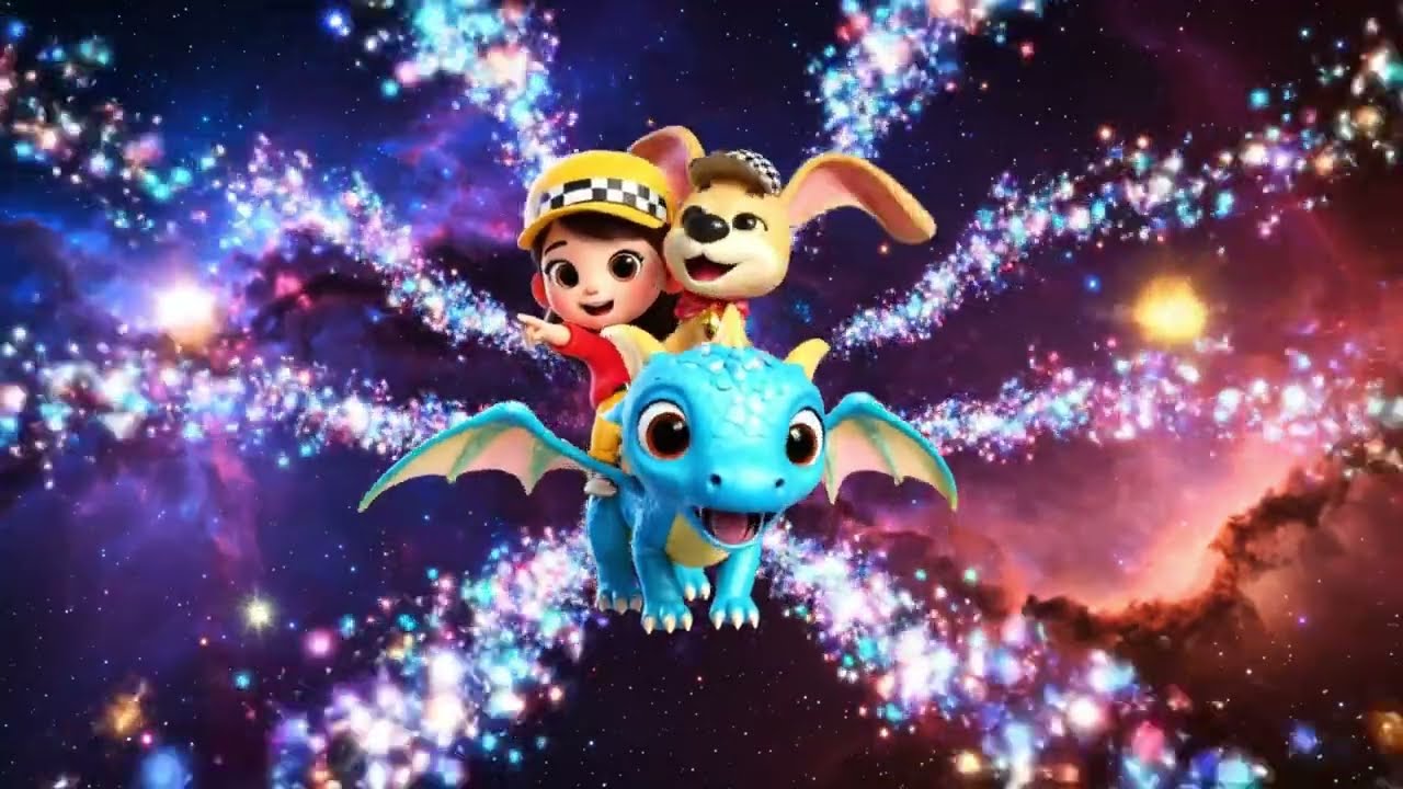 Ava and Honey Meet the Dragon Family | Fun 3D Adventure for Kids