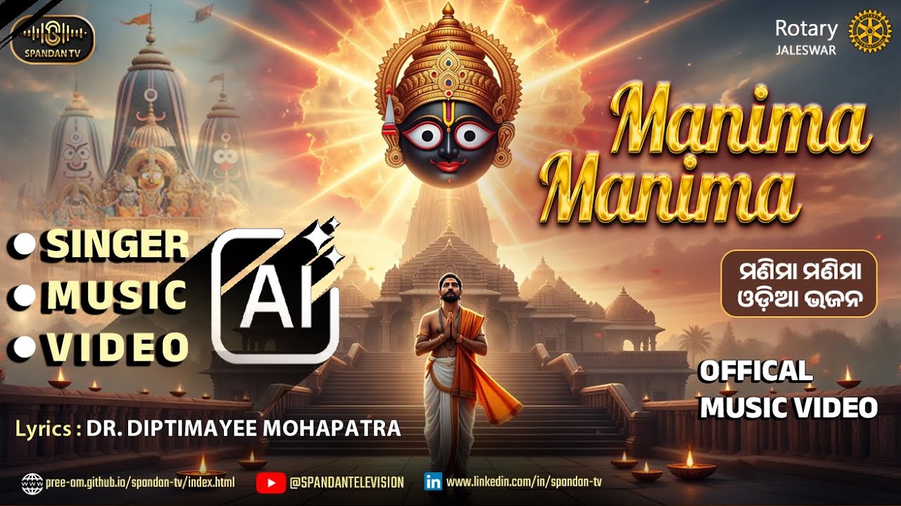 ମଣିମା ମଣିମା | AI Odia Jagannath Bhajan 2025 | Soulful AI Devotional Song | Lord Jagannath |