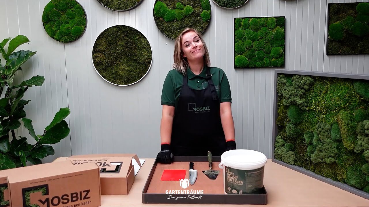 Erstelle Dein eigenes Moosbild aus Rentiermoos | bei Gartenträume