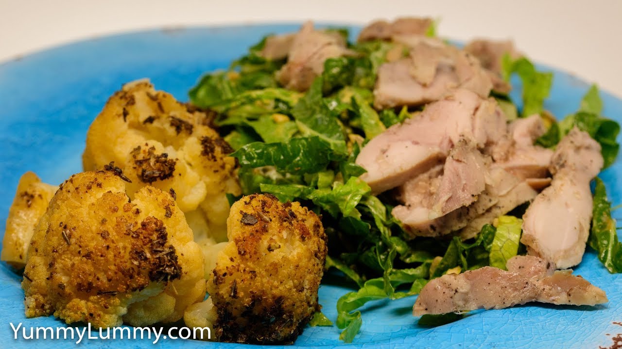 Old Bay cauliflower chicken salad YouTube