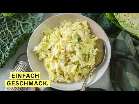 Creamy savoy cabbage simple taste
