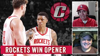 Live Postgame: Sengun, Smith Jr, Rockets take preseason opener @clutchfansDOTnet