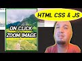 HTML Image Zoom on Click using JavaScript
