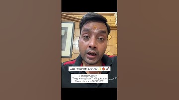 Our Student Review 💫🍁 - The Index Trading ( Krishna Tiwari ) #trading #cryptocurrencytrading #mentor