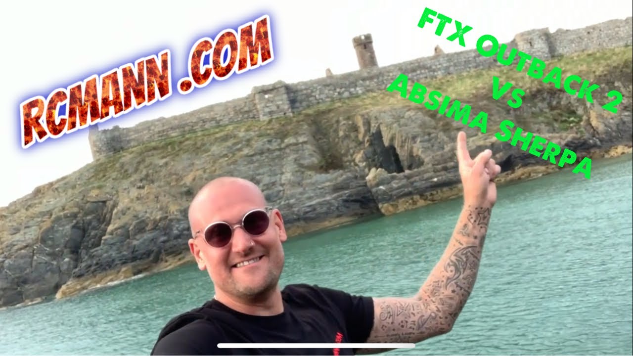 RC Car Crawling Session @ Peel Castle IOM - RC Mann.com