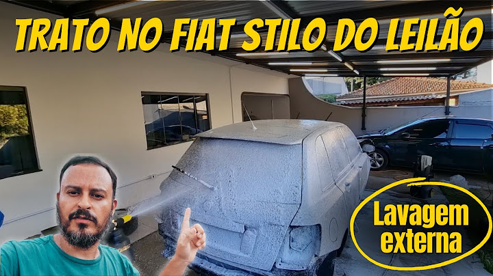 TRATO NO FIAT STILO DO LEILÃO DA SENAD - LAVAGEM EXTERNA! SERÁ QUE DÁ PRA SALVAR ESSA PINTURA?