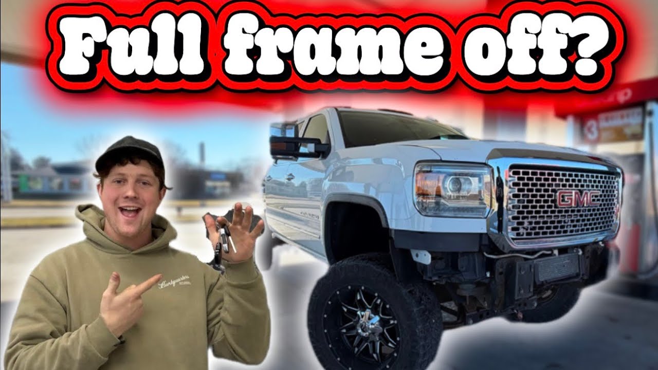 I Tore My Brand New Truck Down to the Frame!! LML build EP.2 - YouTube