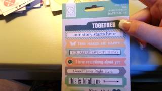 March Gossamer Blue Life Pages Project Life Kit