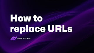 How to replace URLs