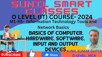 O level (IT)2024-- M1-R5 -  Information Technology Tools and Network Basics (BASICS OF COMPUTER)