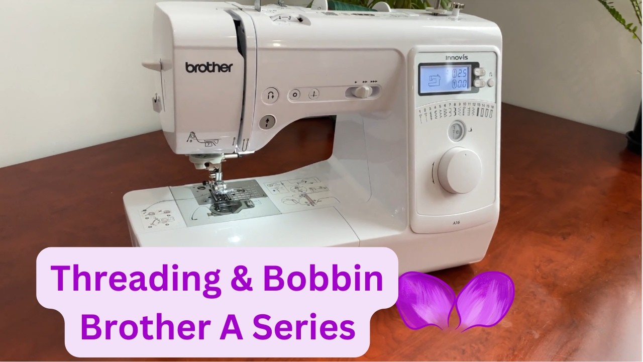 How to Thread Needle & Bobbin on Brother A16 (A Series Guide) - YouTube