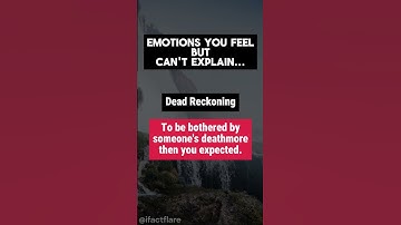 Emotions you feel but can