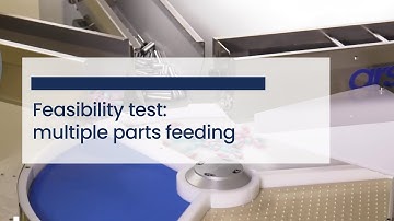 Multiple parts feeding with Universal Robot