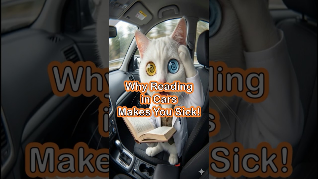 Why Reading in Cars Makes You Sick! Brain Panic! 🤢🚗