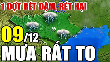 Dự báo thời tiết hôm nay và ngày mai 9/12/2025 | Dự báo thời tiết trong 3 ngày tới