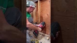 Moving a kitchen sink drain line