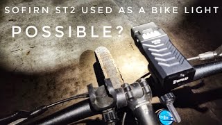 Sofirn ST2 used as a bike light. Possible 