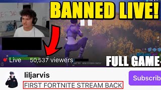 FaZe Jarvis STREAMS Fortnite! Epic CAUGHT HIM! FaZe FORCES Jarvis to END STREAM! (FULL STREAM)