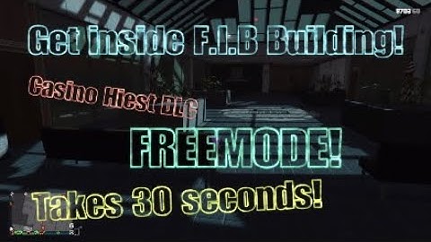 How to get Inside the FIB building in GTA Online! (Criminal Enterprise DLC)
