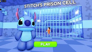 Stitch’s prison run! No death gameplay | Roblox walkthrough