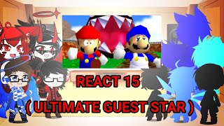 REACT 15 : SMG4 ( super mario 64 bloopers: Who let the chomp out? )