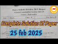 Maths Class8th Complete Solution// 25 feb 2025 // @homework144 ,