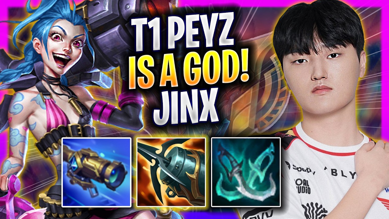 PEYZ IS A GOD WITH JINX! - T1 Peyz Plays Jinx ADC vs Kai'sa! | Season 2026