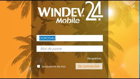 Windev Mobile 02 : Installation et mise a jours