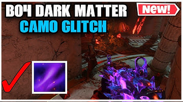 *NEW* BO4 DARK MATTER CAMO GLITCH! UNLOCK DARK MATTER IN BLACK OPS 4 NOW! INSTANT CAMO COD GLITCHES!