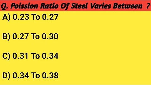 NMDC Model Paper 2021 || Top 20 Strength Of Material Objective Questions And Answer For NMDC Exams |