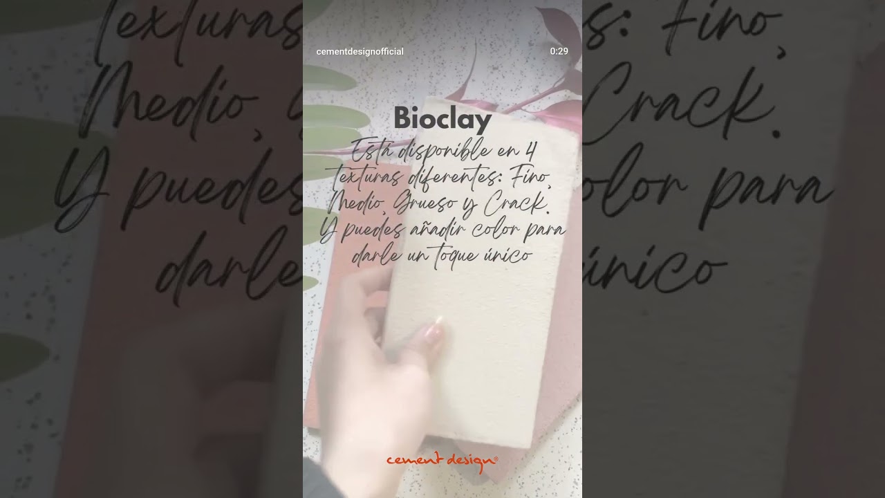 Colección BIO: Bioclay de Cement Design