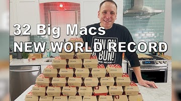 Most Big Macs Ever Eaten by One Person | Joey Chestnut Sets New World Record