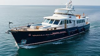 Inside the Legendary Corvette Trawler Motoryacht | Classic British Offshore Cruiser