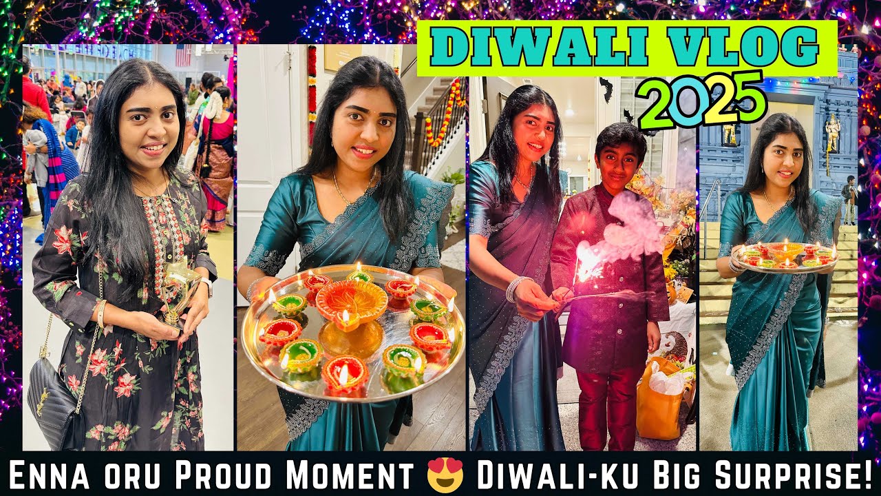 🪔✨ Diwali in USA – Namma Tamil Style Celebration! ✨🪔 | USA Tamil VLOG