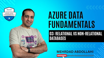 Azure Data Fundamentals: 03 Relational vs Non Relational Databases