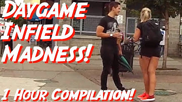 Daygame Infield Pickup 1 Hour Compilation! How To Pick Up Girls