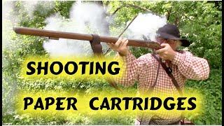 Smoothbore Flintlock Shooting Paper Cartridges. Round 1