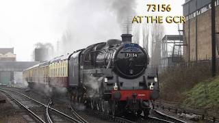 BR Standard Class 5 73156 at the Great Central Railway