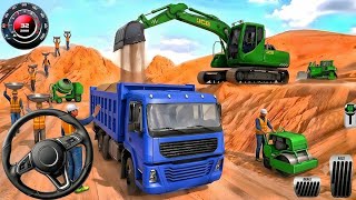 👷 Real City Road Construction Simulator 3D 🚧 | Heavy Excavator & Truck - Android Gameplay  screenshot 3