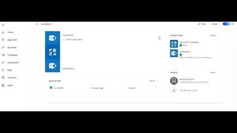 Translate documents automatically using Microsoft Flow using Microsoft Translator