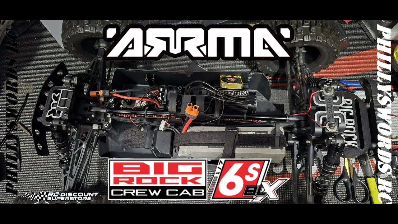Arrma BIG ROCK Upgrades and Fail In One DAY!!