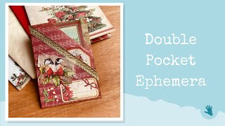 DOUBLE POCKET CARD EPHEMERA - Junk Journal Tutorial